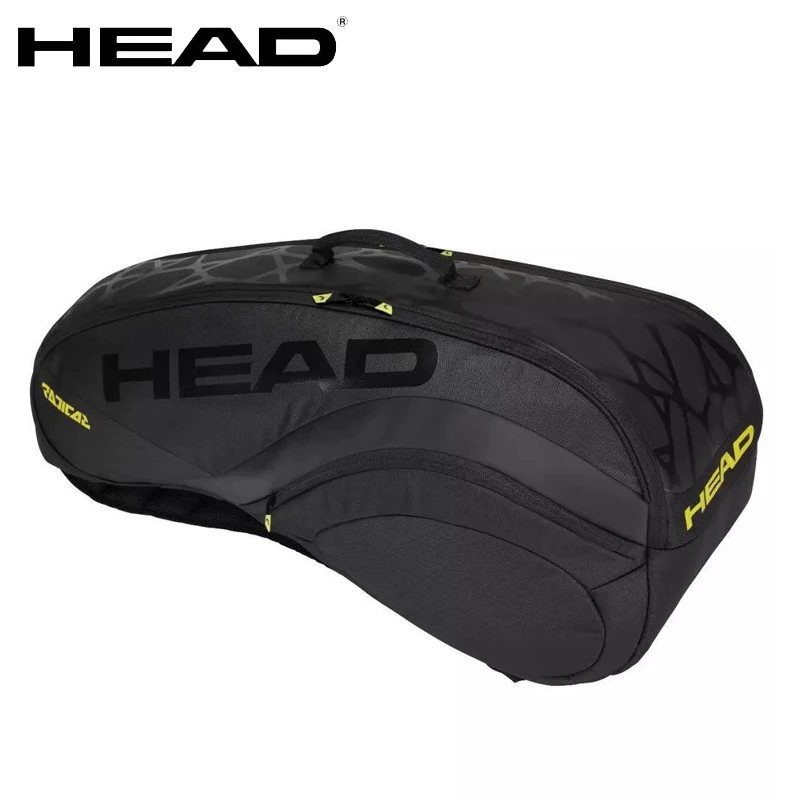 Tennis Racket Bag HEAD 6 Pack Tennis Bag Radical 25th Anniversary Limited Edition Large Capacity