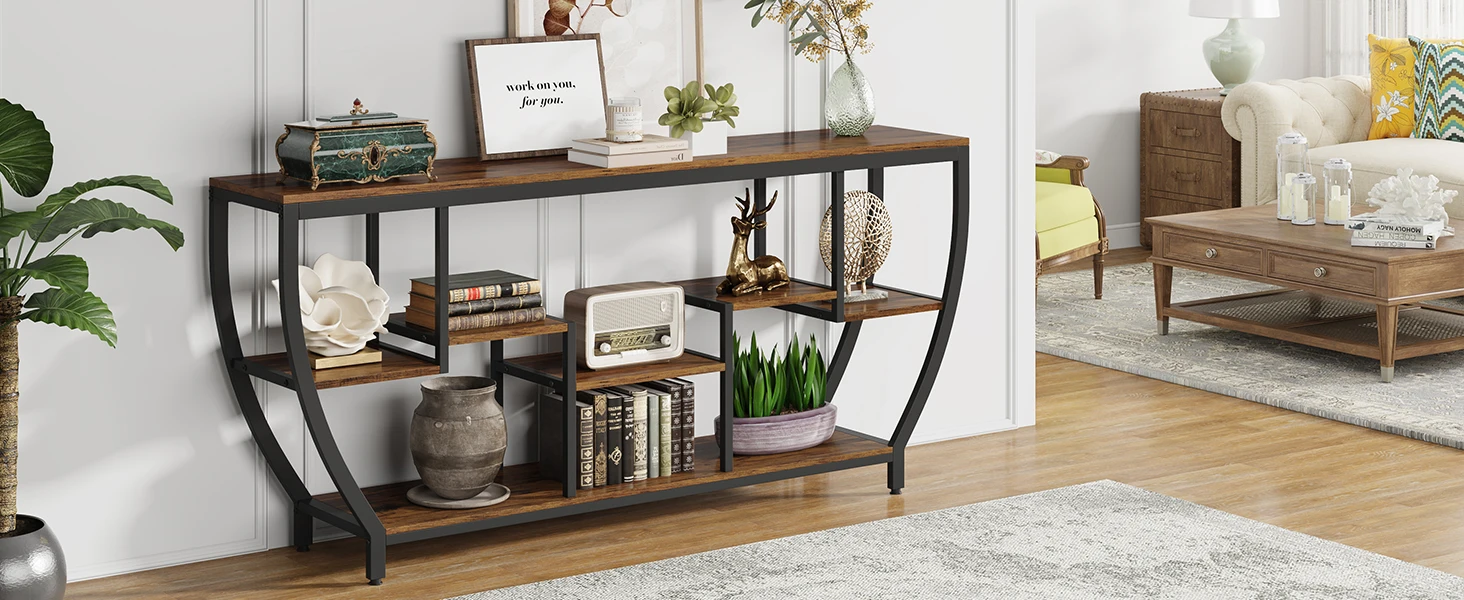 entryway table with storage