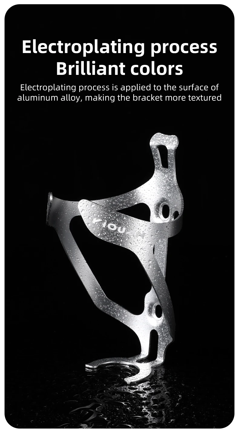 Ultraleichter Fahrrad-Flaschenhalter aus Aluminiumlegierung, langlebig, für Rennrad, Wasserflaschenhalterung, universeller Mountainbike-Flaschenhalter – Detail 3