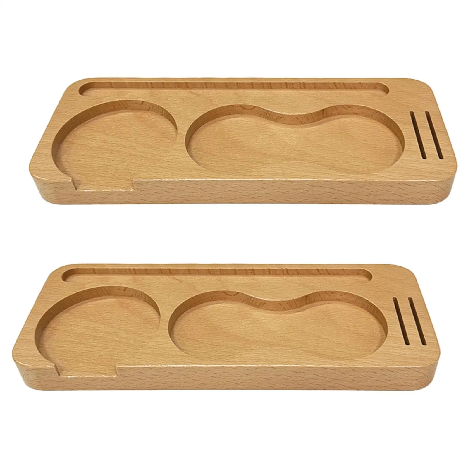 

Wooden Coffee Tamper Stand Espresso Distributor Mats for Espresso Machine