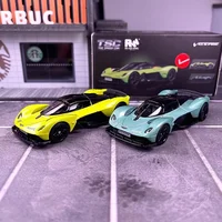 TSC 1/64 Aston Martin Valkyrie Car Alloy Toys Motor Vehicle Diecast Metal Model Kids Xmas Gift Toys for Boys Modified Trolley 1