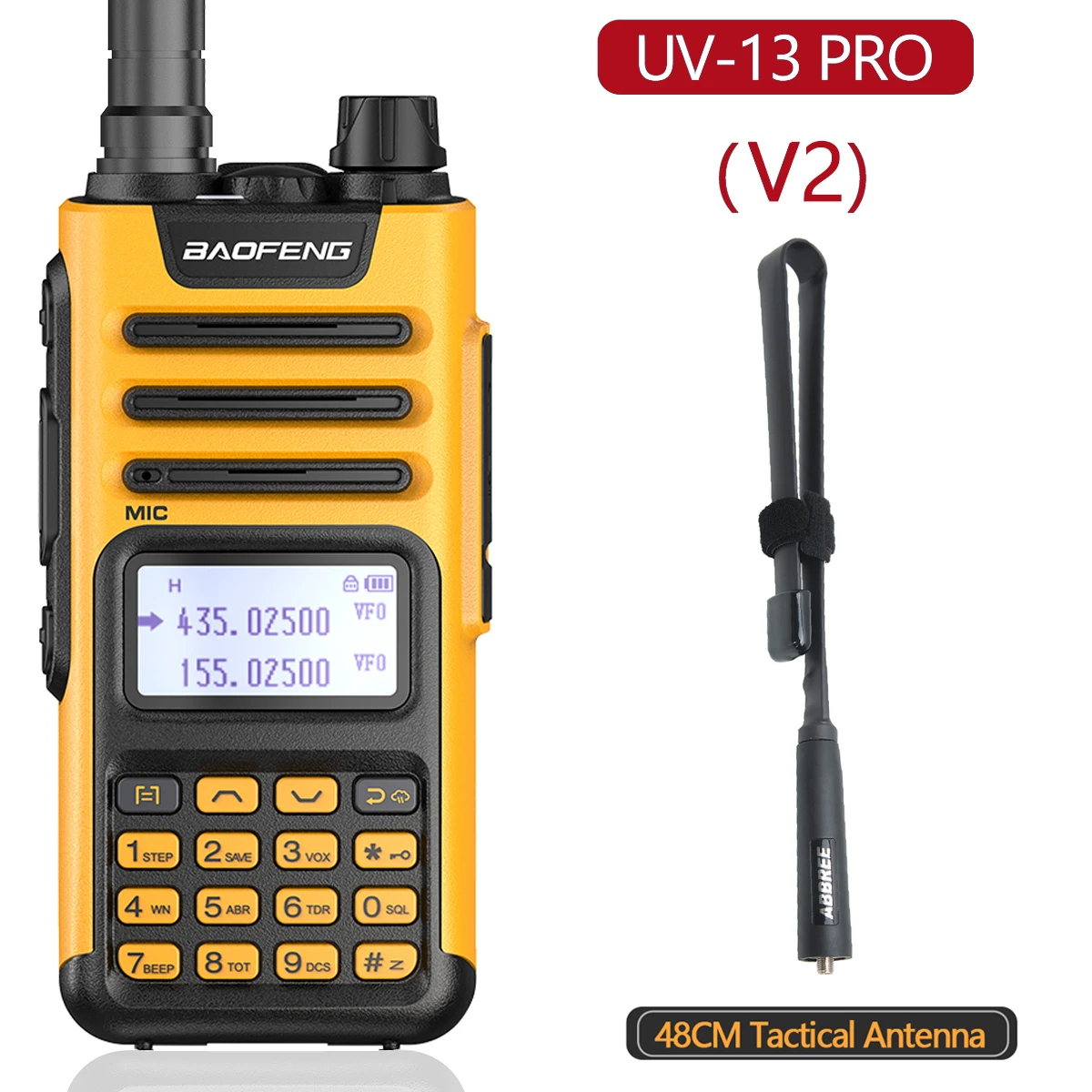 2022 Baofeng UV-13 PRO Walkie Talkie 10W 8800mAh Type-C USB Dual Band Transceiver Ham Radio UV-10R 13PRO Amateur CB Radio UV-5R walkie talkie 10 km Walkie Talkie