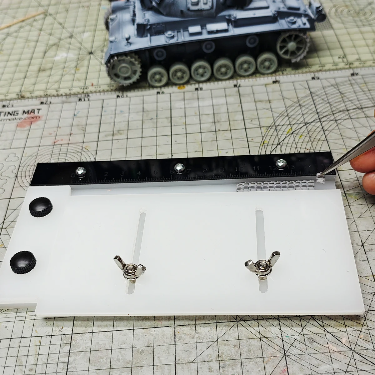 Modellbau-Werkzeuge für Kettenverbindungen, Aktivitäts-Kettenbauvorrichtungen für Panzer & Gepanzerte Fahrzeuge 1/16 1/35 1/48 1/72 – Detail 4