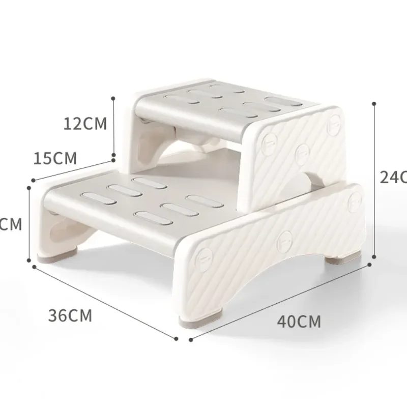 Children's Wash Table Ladder Stool Anti-Skid Baby Footstool Increased Toilet Ladder Hand Washing Assistant for Bathroom Use