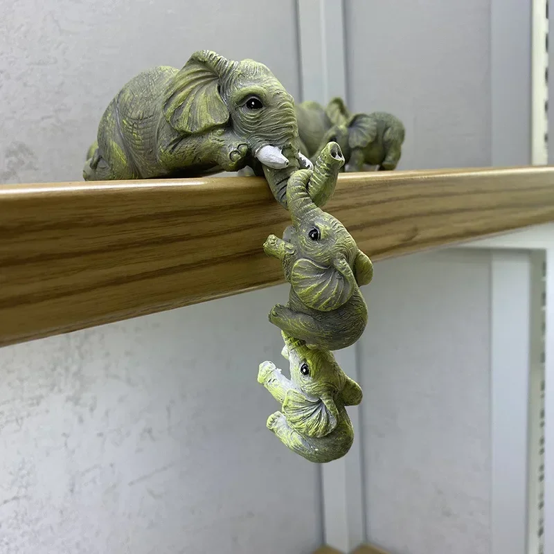 

Hot Most Popular Home Decor Courtyard Cartoon Cute Design Elephant Ornaments Mini Landscape Design Fashion Decoration Crafts