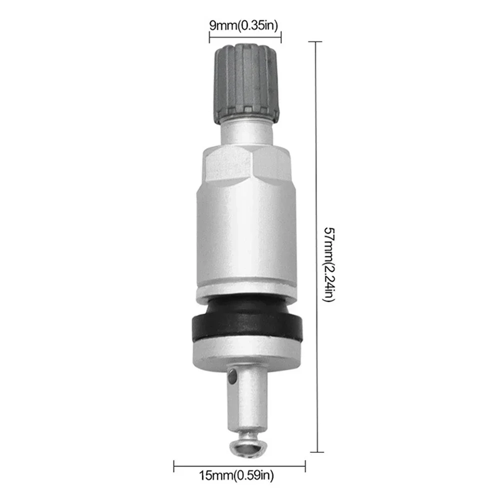 Tire Valves Tubeless Valve For Tyre Pressure Monitoring Sensor Valve Stem 7.5mm/0.29in Tire Pressure Monitor Tools Parts 2pcs