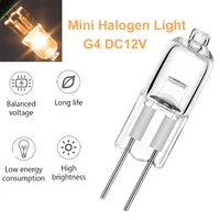 5/10/20 шт. мини G4 энергосберегающая вольфрамовая галогенная лампа типа JC DC12V 20 Вт G4 прожектор хрустальная люстра галогенная лампа