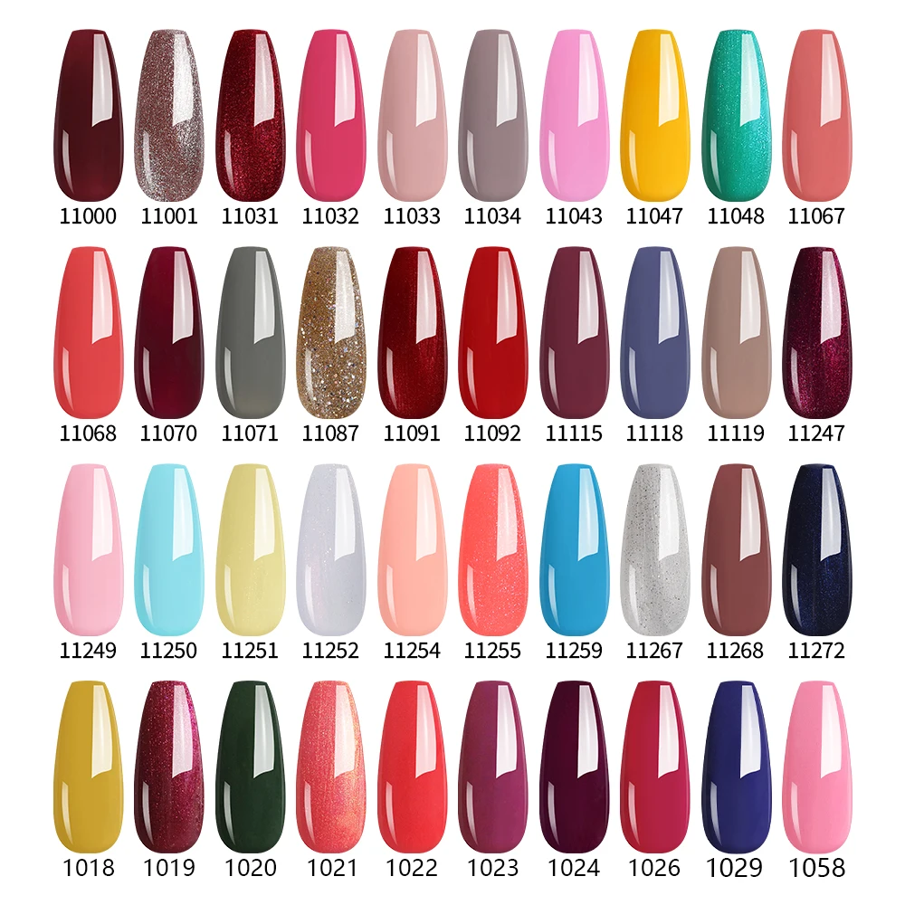 NAILCO 283 Colors All Gel Nail Polish Top Base Vernis Semi Permanent UV Gel Varnish For Nails Art Gel Varnish Hybrid Manicure 4