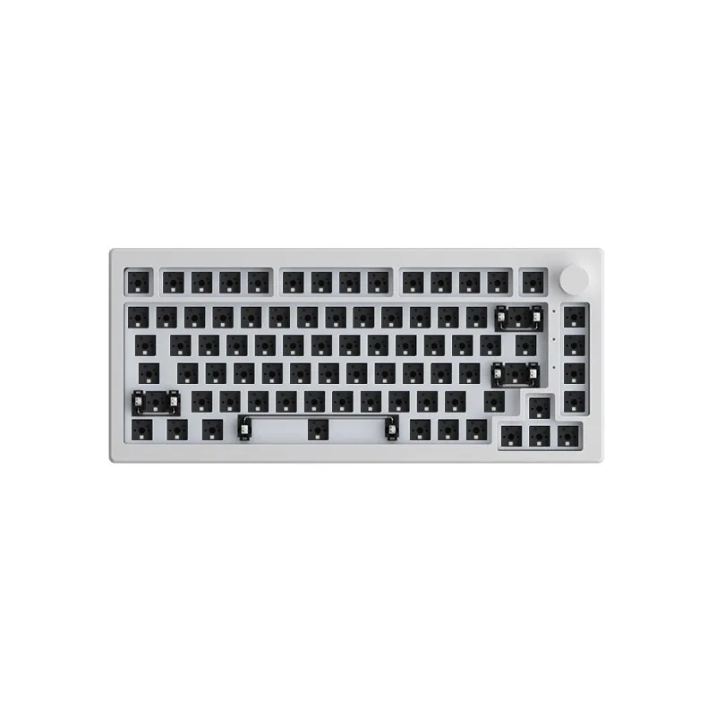Akko 5075s Barebone Kit Faça Você Mesmo com Botão Rgb Backlit Lado Led 75 Layout Wired 5-pin Hotswap Mecânico Gaming Teclado Personalizado - Imagem 4