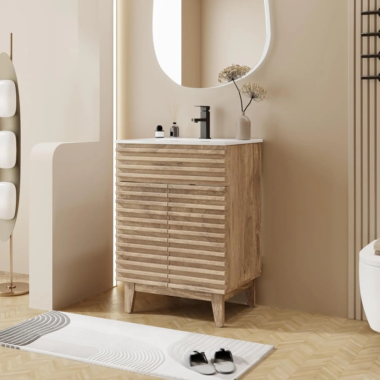 24" Mid-Century Vanity 3