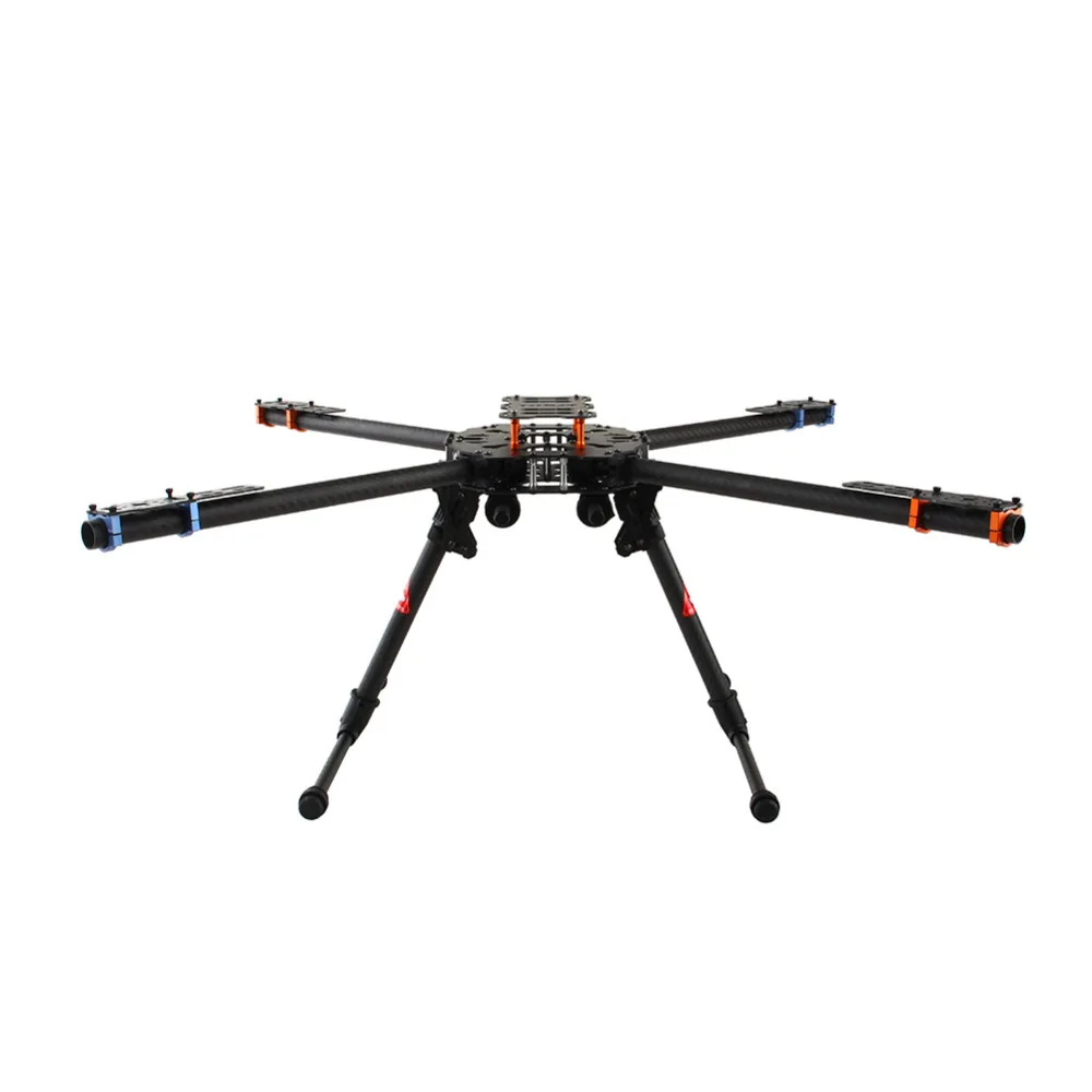 Tarot FY650 TL65B01 완전 접이식 헥사콥터, 항공 사진 드론용, 3K 순수 탄소 섬유 FPV 항공기 프레임, 650mm