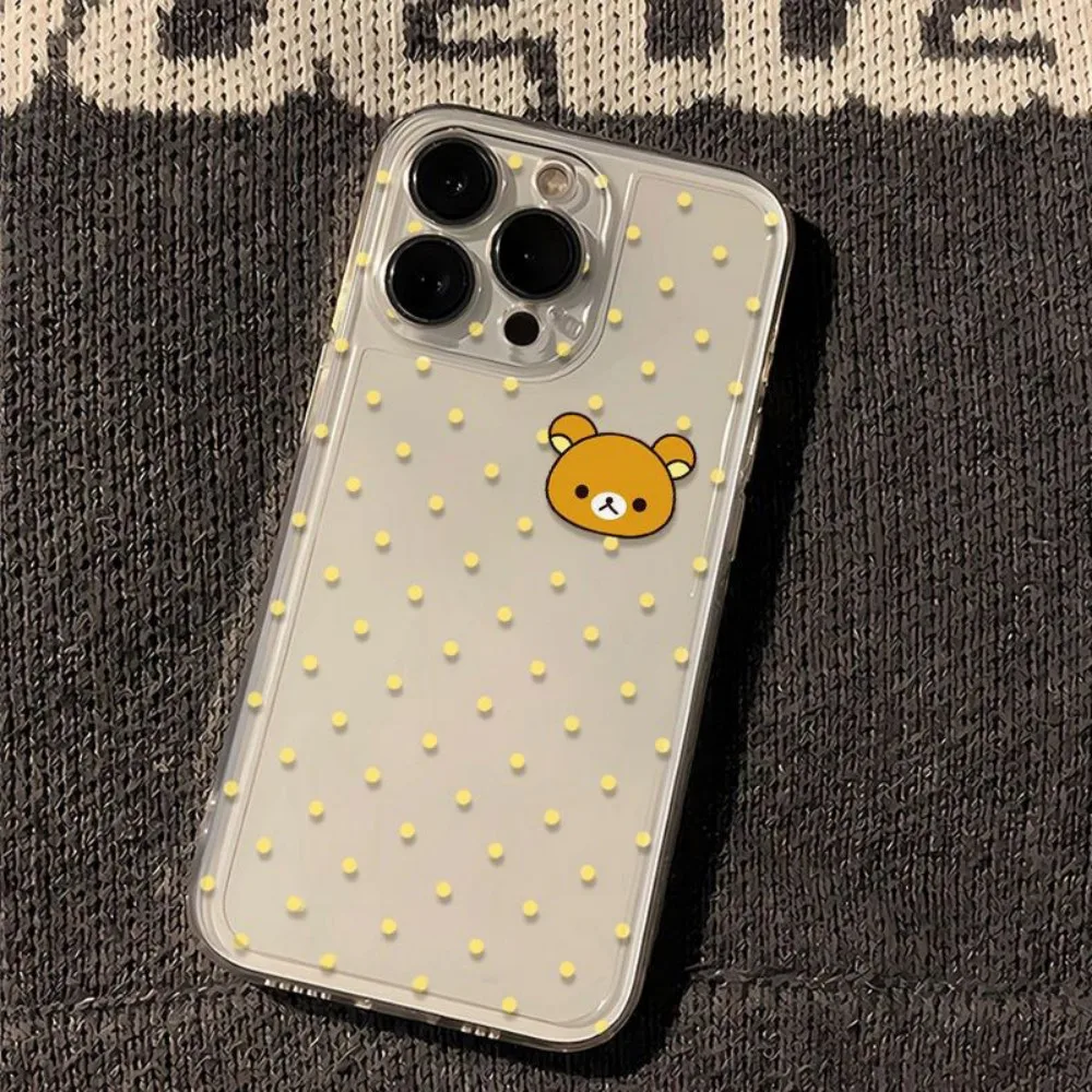 Vibrant Yellow Polka Dot RilakkumaS Phone Case