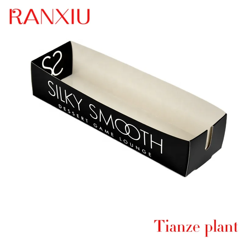 Print Paper Boxes For Street Food Cheese Hot Dog Packaging Paper Box