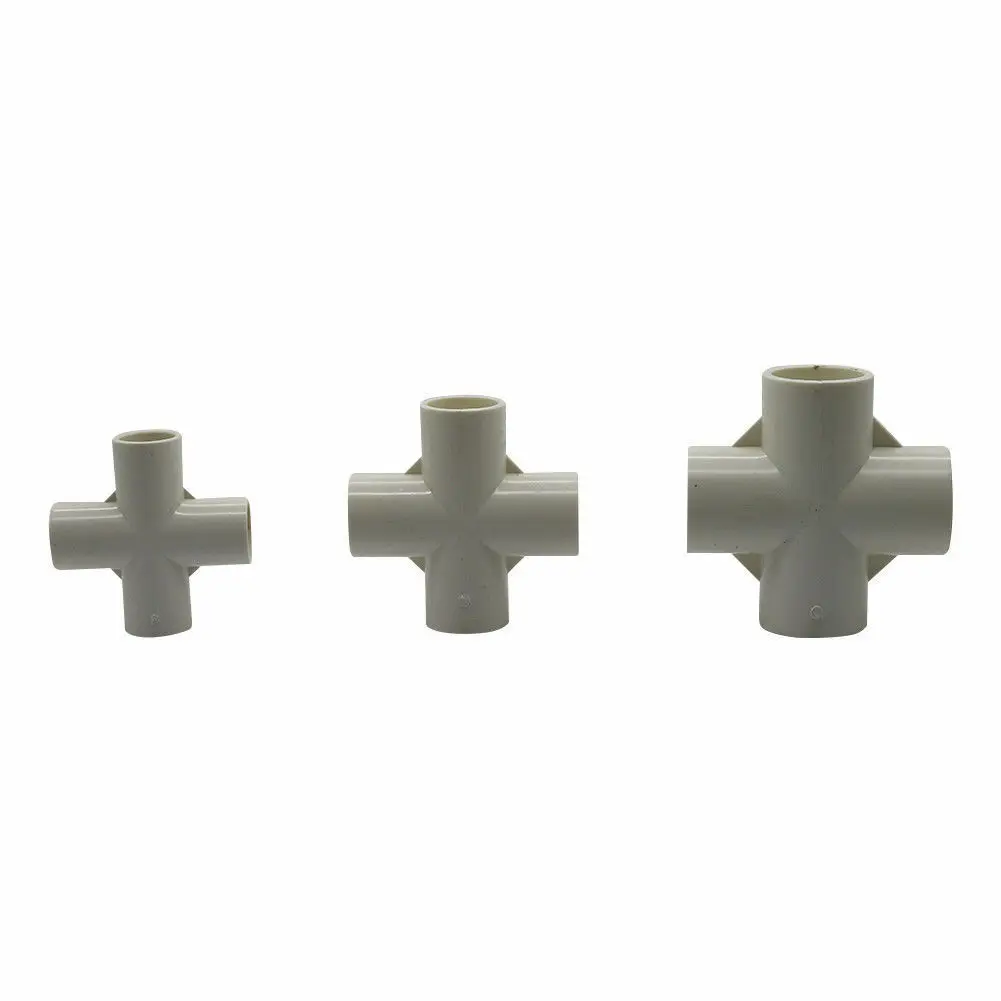 8 Stück x 20mm/35mm/32mm PVC-Wasserrohradapter-Verbinder für Gartenschläuche, Durchmesser 3/4/5/6 Wege für Gartenbau und Gartenarbeit – Detail 4