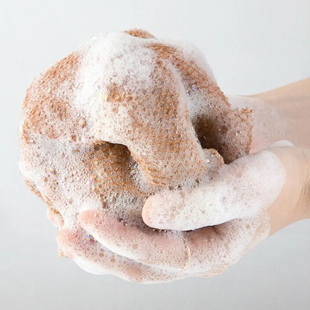 

1pc Nylon Mesh Bath Shower Body Washing Clean Exfoliate Puff Scrubbing Towel Cloth Scrubber Soap Bubble For The Bath Like L I1w0