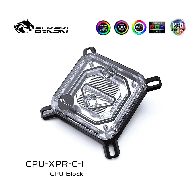 Uso Del Blocchetto Della Cpu Di Bykski Per Intel Lga115X 1200 1700 2011 /Amd Ryzen 3/5/7 X470 X570 Radiatore Di Raffreddamento Dell'Acqua Cpu-Xpr-C-M/