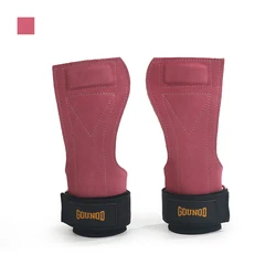 Premium Cowhide Palm Guards with Wrist Wraps for Weightlifting and Fitness Workouts (PK)