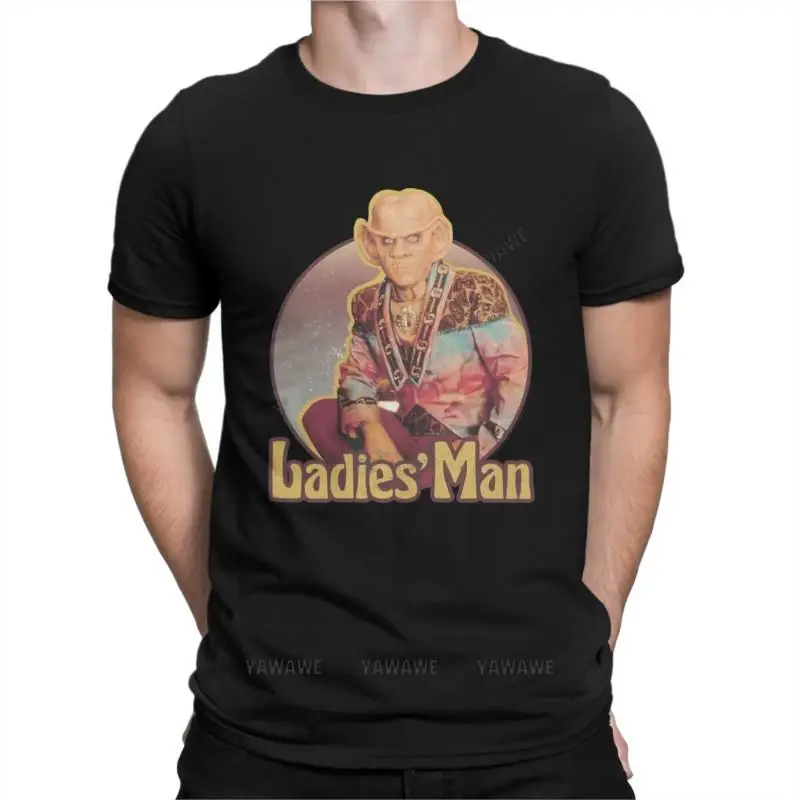 

Ladies Man T-Shirt Men Stars Treke Science TV Crazy Cotton Tee Shirt Round Collar Short Sleeve T Shirts Summer Clothing