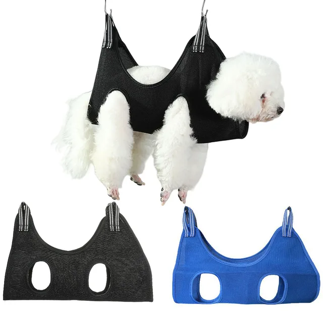 Dog Cat Grooming Hammock Fixed Bath Bag for Nail Cutting Anti Scratch Cat Trimming Restraint Bag Cat Beauty Hanging Pet Supplies 2
