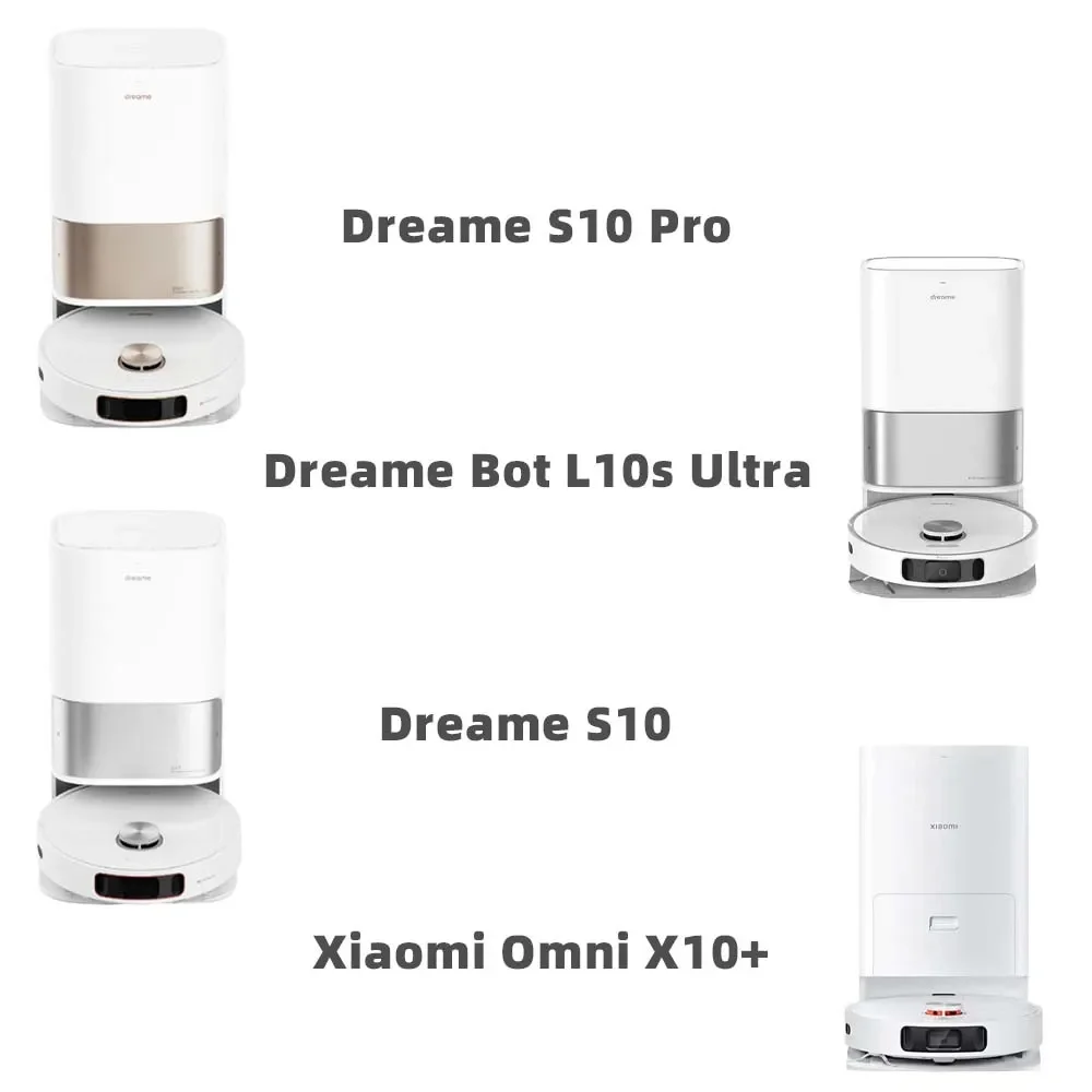 Dla XIAOMI Mijia Omni 1S B101CN B116 X10 + Accesories Dreame L10s Ultra / S10 Pro główna szczotka boczna Hepa filtr mopa części worka na kurz