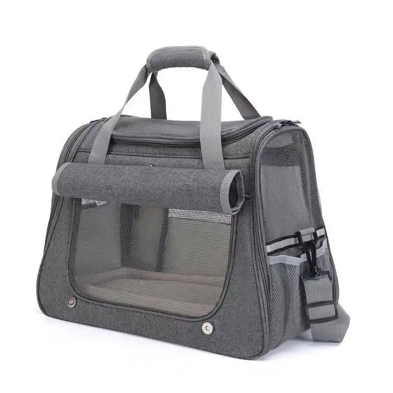 Pet Bag Fashion Pet Car Bag Casual Breathable Mesh Portable Outing Portable Cat Messenger