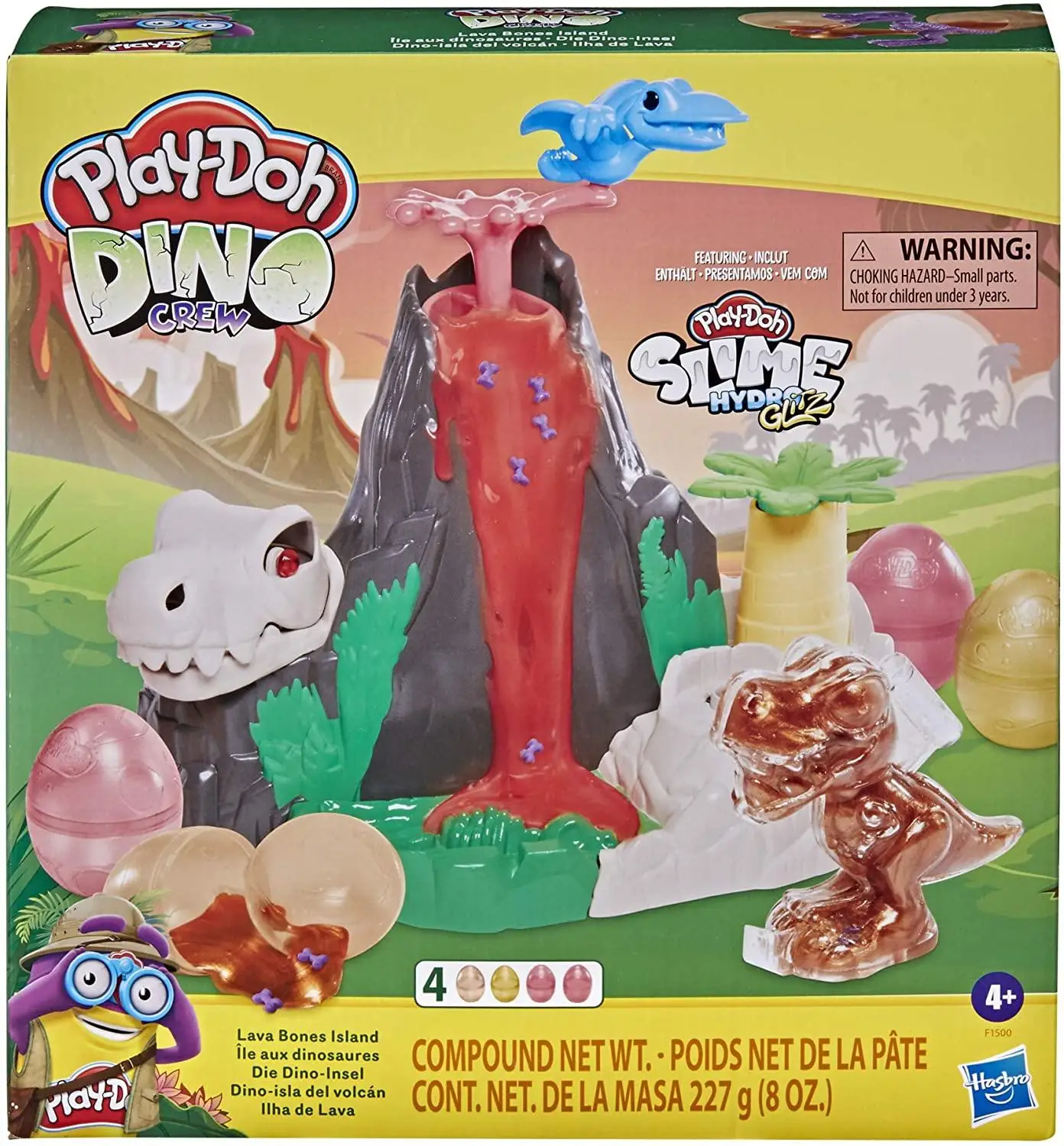 PlayDoh Dino Crow Island Lava Bones toy crafts and educational