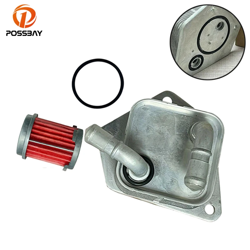 Car Automatic Transmission Oilfluid Cooler Set Warmer Comp Cvt Oring