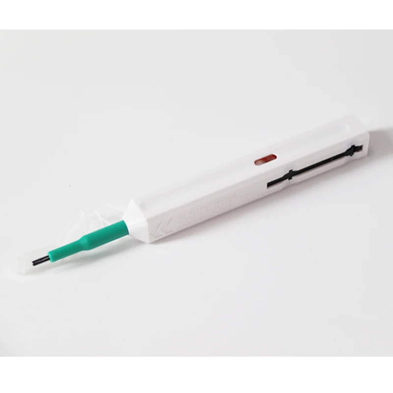 10 Penne Pulenti Per Fibra Ottica, Per Connettori LC/MU, Oltre 800 Pulizie, Rimozione Macchie 95%, Senza Alcool, Punta Allungabile 21,5 Cm