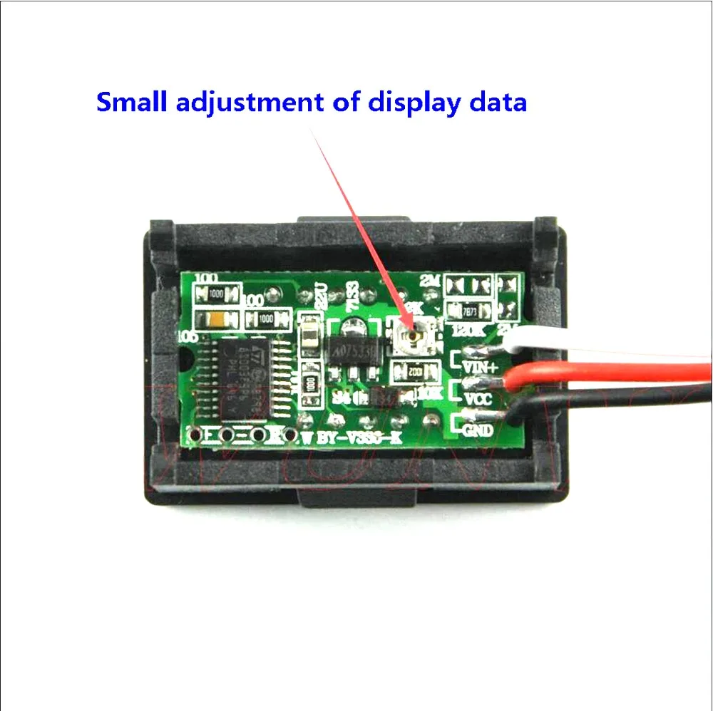 Compact LED Digital Voltage Display Voltmeter
