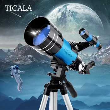 Professional Astronomical Telescope 150 Times Zoom HD High-Power Portable Tripod Night Vision Deep Space Star View Moon Universe