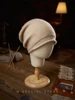 Thick Rolled Hem Women Cashmere Knitted Caps Moss Stitch Beanies 2023 Fashion Winter Hat Soft Hat Wool Blend Warm Hair Bonnet 1