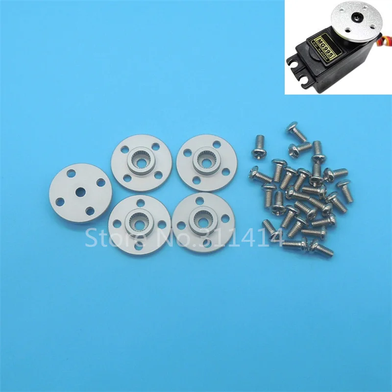 5pcs10pcs20pcsMetalServoArm25TRoundTypeDiscMatalHornsFor