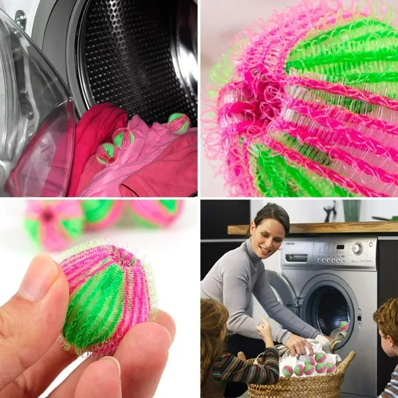 Pet Hair Remover for Laundry Dryer Balls Reusable Washing Machine Hair Catcher Pet Dog Cat Catcher Household Clean 3-48Pcs pet hair remover,laundry hair catcher