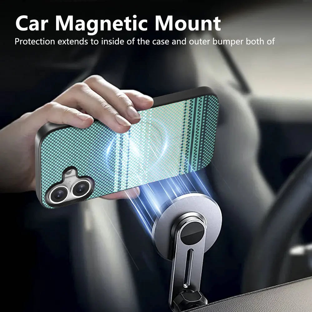 Premium Magnetic Wireless Charging Back Cover – Luxury Edition