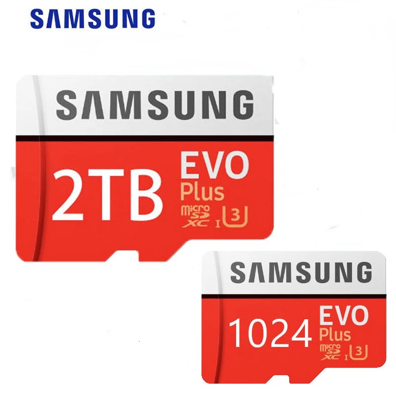Original Samsung Evo Plus 2tb Memory Card 1tb Micro Sd Card 521g High