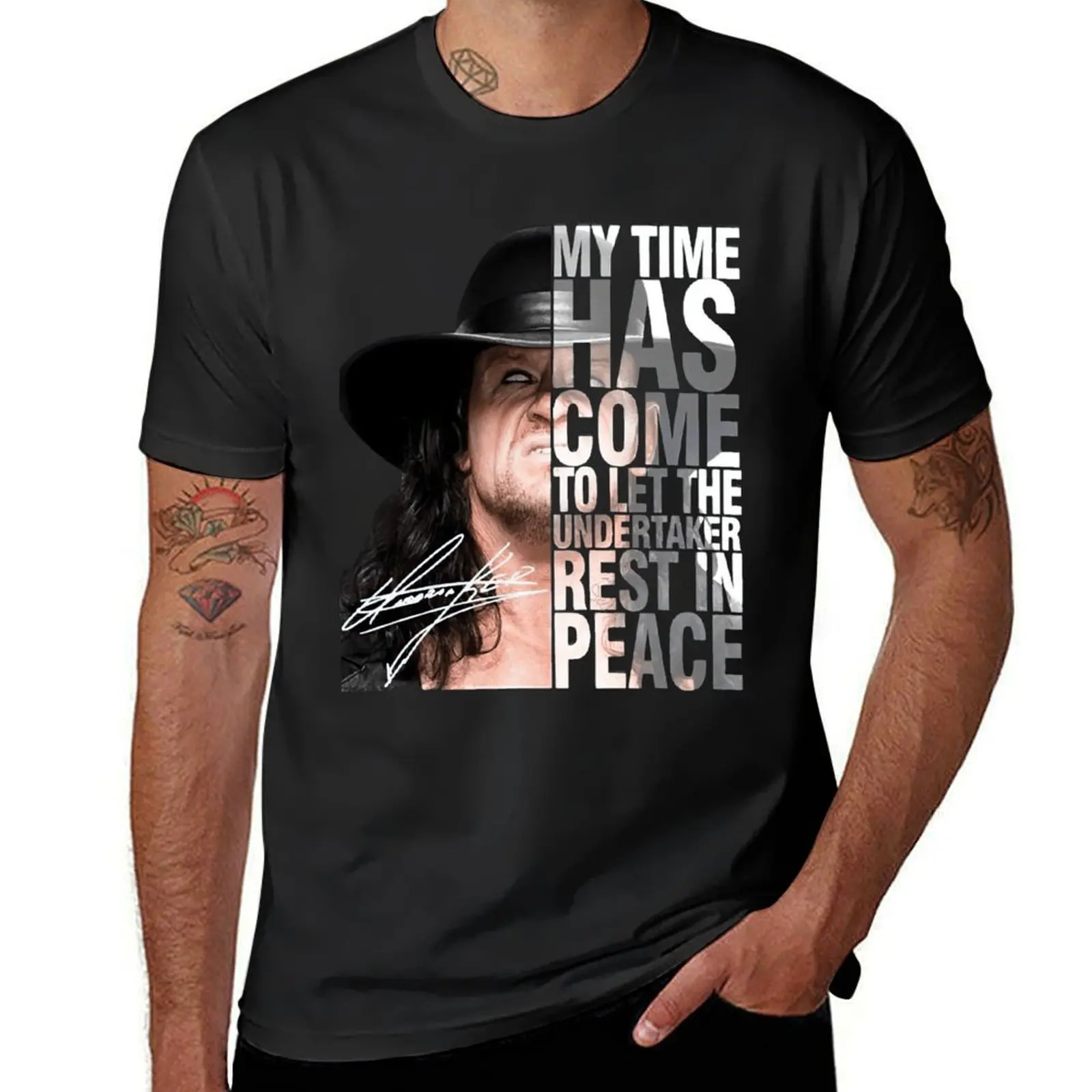 

Bray Wyatt The Fiend Haunting T-Shirt oversizeds anime clothes oversized t shirts for men