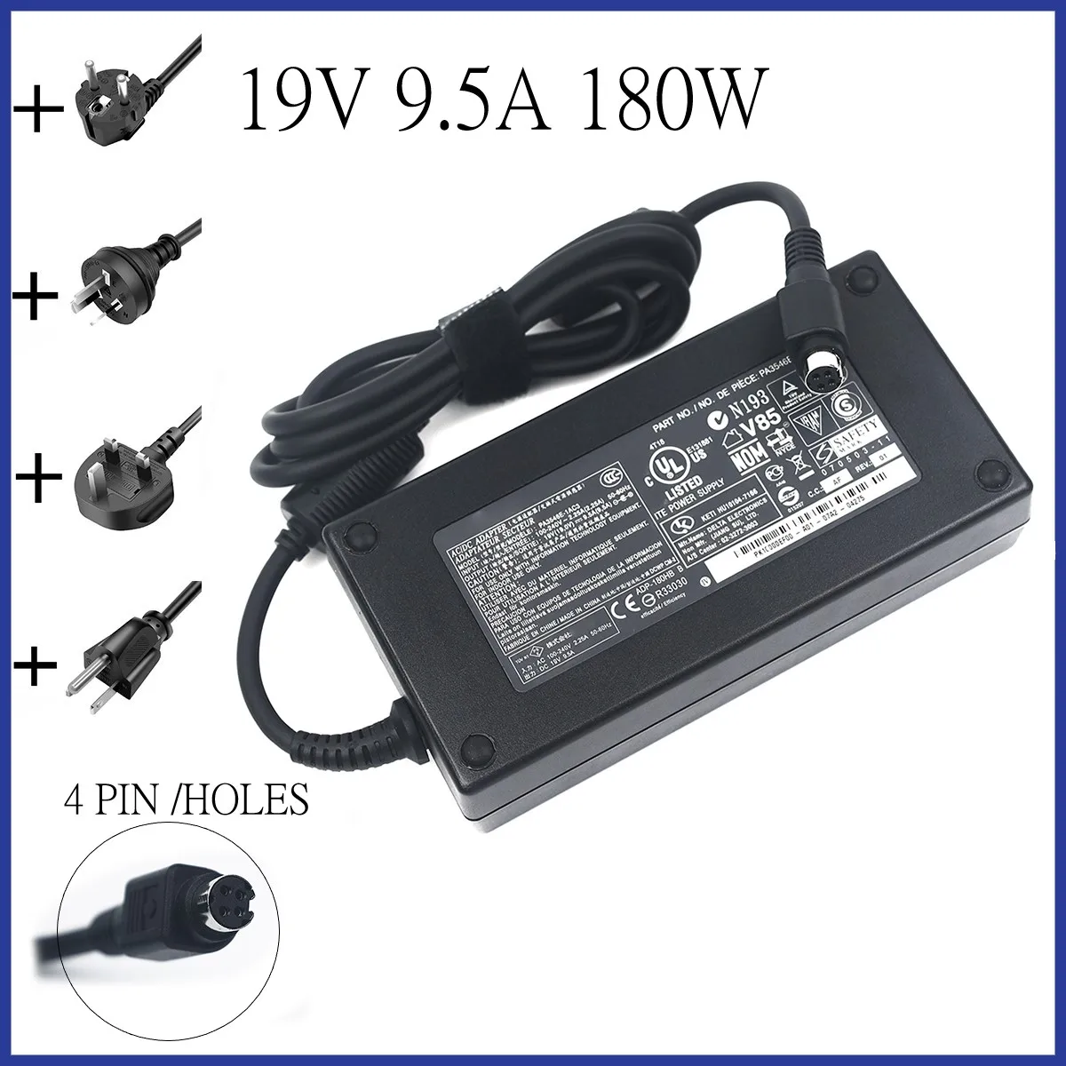 

PA3546E-1AC3 AC Aapter 19V 9.5A 180W блок питания для ноутбука Toshiba DX730 QOSMIO X500-121 X75 X770 X505 Series