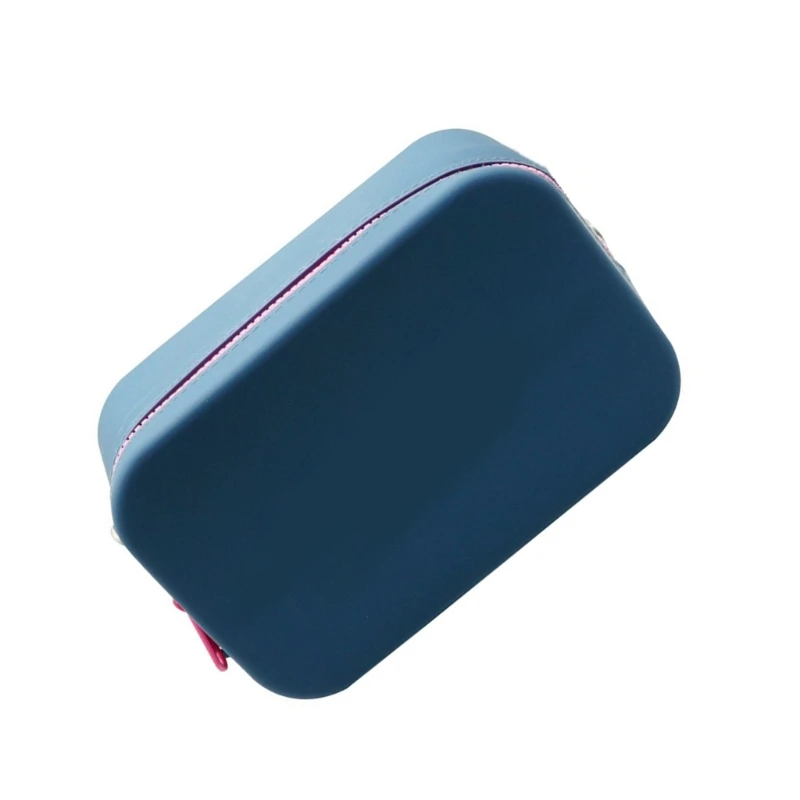 Convenient Silicone Travel Makeup Bag Toiletries Storage Pouches for Women Girls