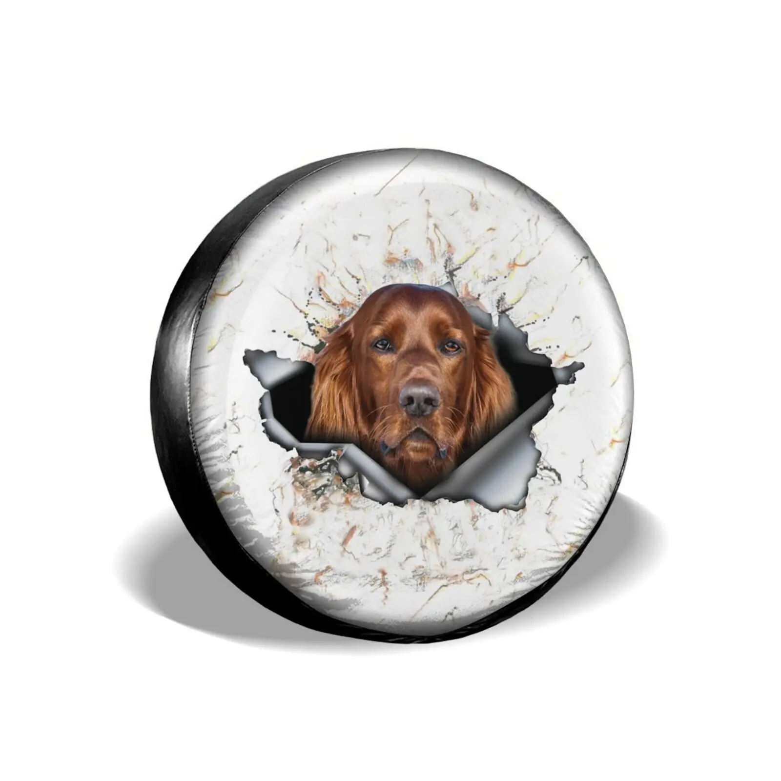 

Compass Tire Cover Universal Spare Wheel Tire Cover Wheel Covers for Trailer RV SUV Truck Camper Travel Trailer Accessories