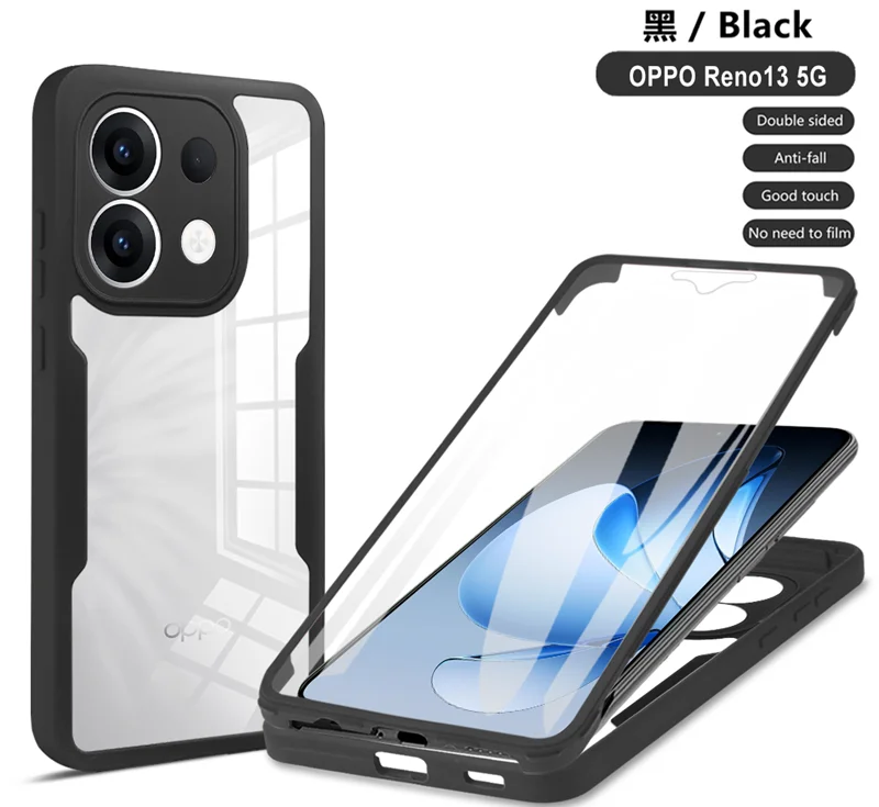Crystal Clear 360° Full Body Screen Protector & Shockproof Phone Case