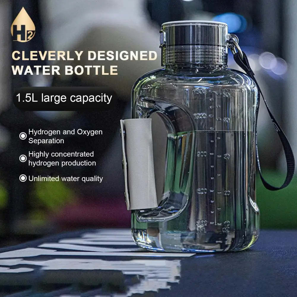 

1500ML USB Hydrogen-rich Water Bottle Hydrogen Water Container Gym Sports Fitness Hydrogen-rich Drink Bottle Water Kettle