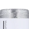 200g/ball Sparkling Crochet Knitted Yarn Handmade Handbag Thread Gold Silver White Black Handcrafts Yarn Diy Sewing Accessories 6