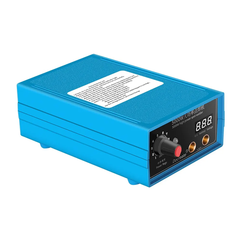 고출력 5000W 수동식 국부 납땜기 휴대용 0-800A 전류 18650 배터리 사용 조절 가능한 납땜기