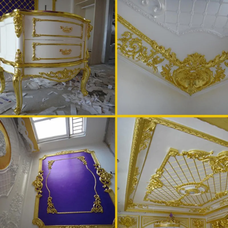 Description Picture 2 of item100 Pcs Sheets Pure 24K Gold Foil Leaf Anti-Aging Gilding For Food Decorations Handmade DIY Scrapbooking Craft Decoration