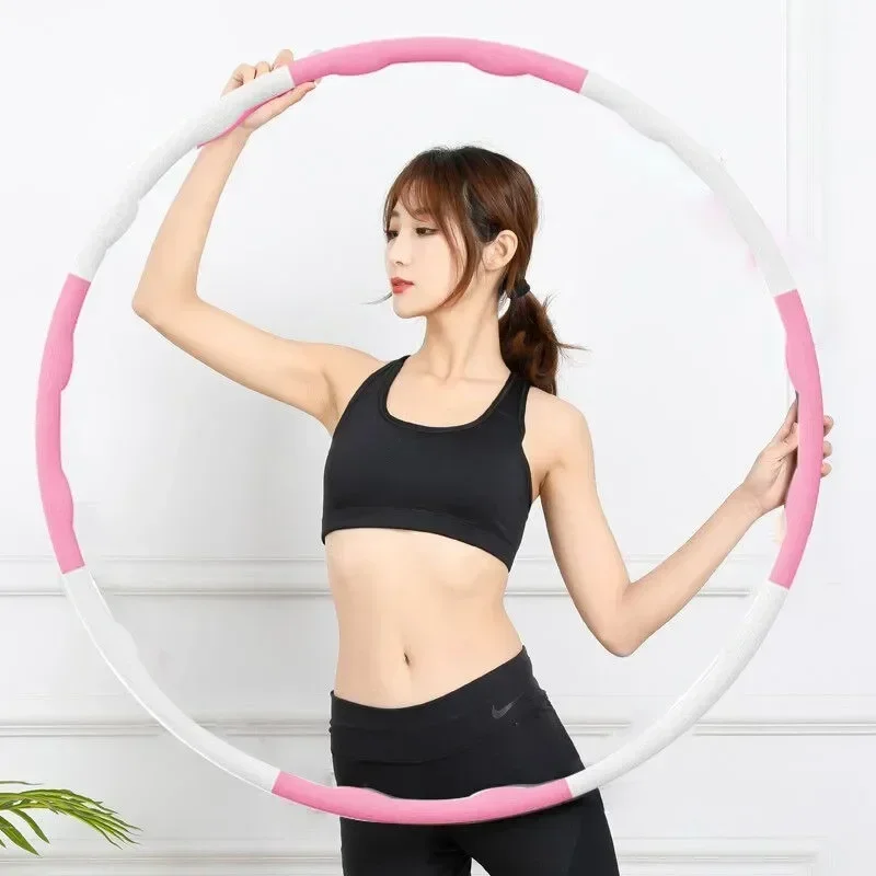 1x 9/8/7 Sections Portable Detachable Fitness Hoop Waist Trainer Ring