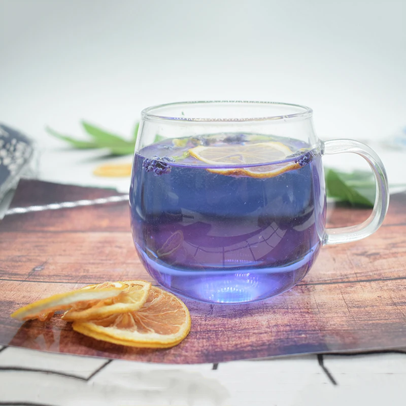 Clitoria Ternatea Tea Blue Butterfly Dried Pea tea Dried Clitoria kordofan pea flower Thailand 500g/1500g/bag blue butterfly pea flower tea liver nourishing tea