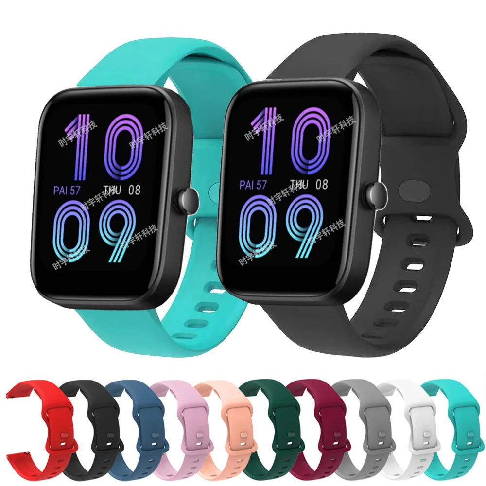 Per Huami Amazfit Bip 3 Pro Strap 20Mm Bracciale Sportivo In Silicone Per Amazfit Bip S Lite/Bip U/Gts 4 3 2E 2 Mini Accessori Per Orologi