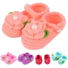 Handmade Newborn by Infant Boys Girls Crochet Knit Toddler Shoes 1