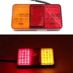 1PC 10 LED Tail Light Taillight Turn Signal Indicator Stop Lamp Rear Brake Light for Car Truck Trailer Caravan