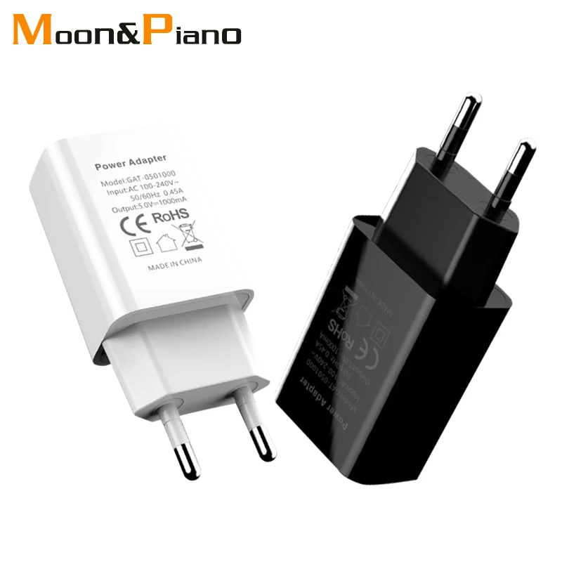 5V1A USB Charger for Mobile Phone EU charger Plug CE Certificate Travel in Europe Italy Switzerland France Germany Sweden Norway charger adapter battery charger power supply adapter battery charger adapter